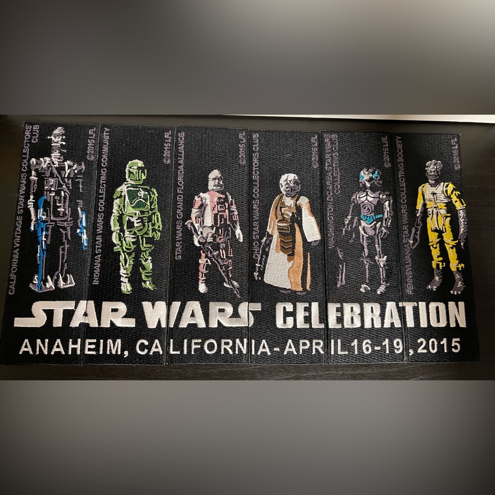 Star Wars Celebration patches
